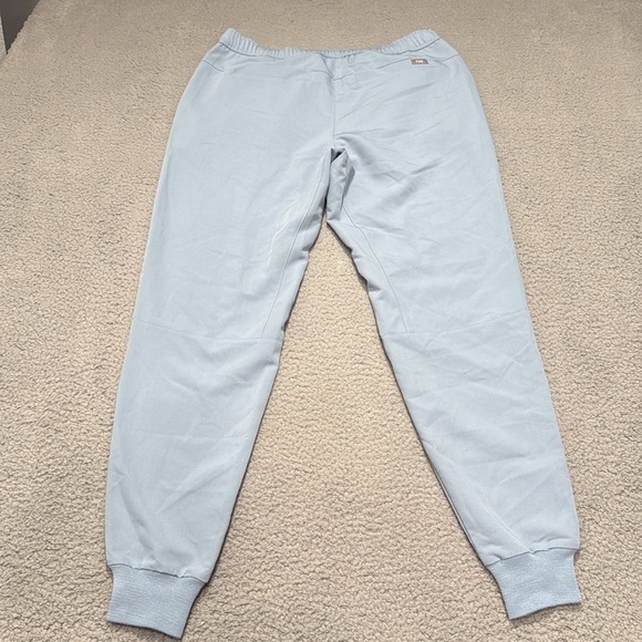 Figs Mens Tansen Light Blue Sweatpants with Elastic Cuffs Tapered Legs  Size M - Picture 6 of 7